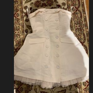 BCBGmaxazria Strapless Double Breasted Sailor Fit